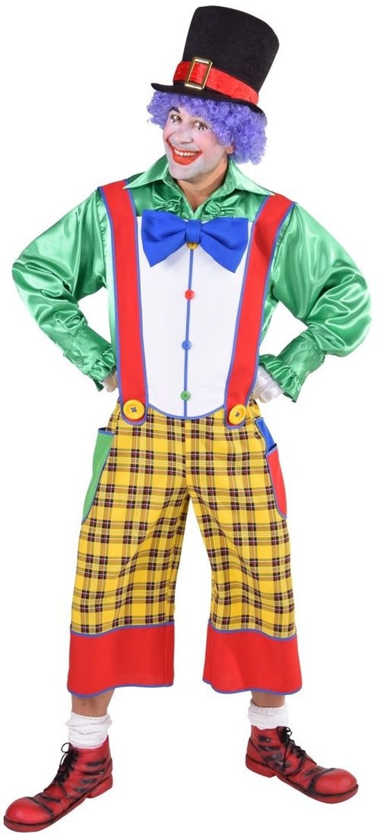 Clown & Nar Kostuum | Enorme Bonte Lol Broek Clown Man | Medium / Large | Carnaval kostuum | Verkleedkleding